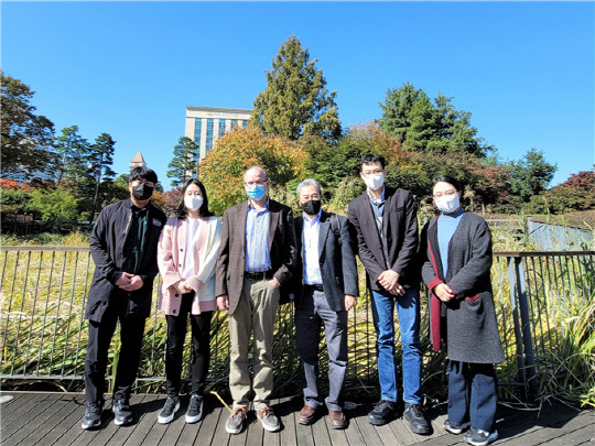 홍석만(왼쪽 세 번째) 교수 연구팀.<세종대 제공>